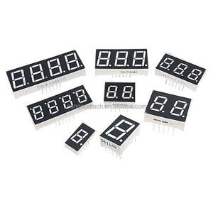 Nixie Tube/digital Tube 0.28/0.36/0.4/0.56/0.8 Inch 1/2/3/4 Digit Common Cathode/common Anode Red Highlight 7-segment <strong>LED</strong> - Product Image 1