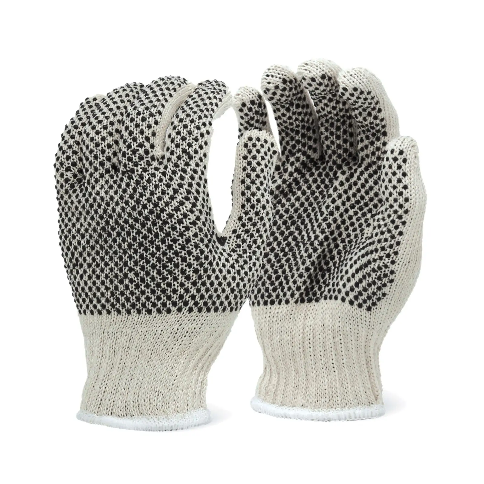 Precio de fábrica Fabricante Proveedor antideslizante anti-corte desgaste resistir PVC Puntos Guantes de punto de algodón industria guantes de trabajo