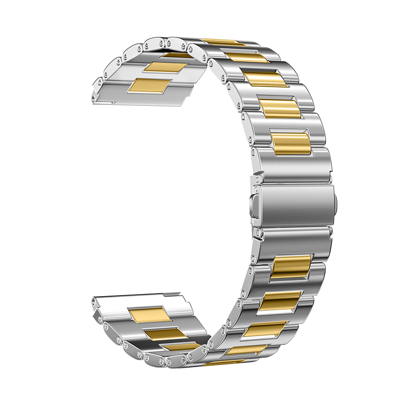 Hw-silver gold-three beads i-band