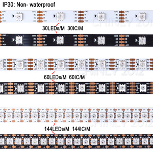 WS2813 WS2812 IC 4Pin 5050 RGB 5V RGBIC 30 60 144 Pixel IP20 IP65 IP67 IP68 LED-Streifen licht Adressierbarer Smart-LED-Lichtst reifen - Product Image 2