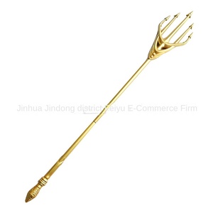 New Poseidon trigeminal năm ngã ba halberd 1.8 m cosplay đạo cụ Đồ chơi PU Đại Lục tang Ba vũ khí làm bằng nhựa bền - Product Image 6