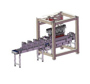 Custom 3-in-1 Case Erector & Carton Sealer Line TFT Touchscreen One-Click di commutazione del programma - Product Image 1