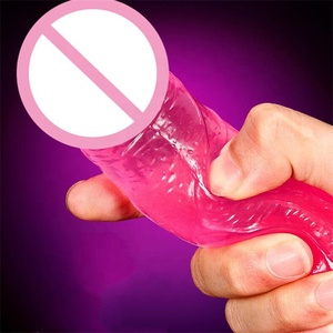 Küçük TPE ve silikon g-spot stimülasyon yapay penis seks oyuncak yetişkin kadınlar için PVC yetişkin ürün