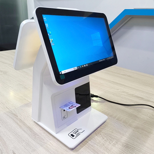 Máquina POS de pantalla dual de 11,6 pulgadas con código QR y lector de identificación - Product Image 2