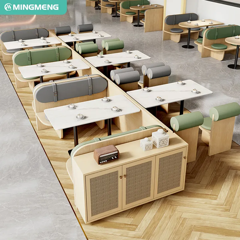 Cina moderna caffetteria mobili bar ristorante tavoli e sedie Fast Food mobili tavolo da pranzo Set