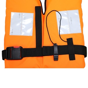 ISO 150N سترة حياة بحرية تجارية مخصصة ، ألواح عاكسة عالية اللون للكبار من نوع البرتقالي للركوب - Product Image 5