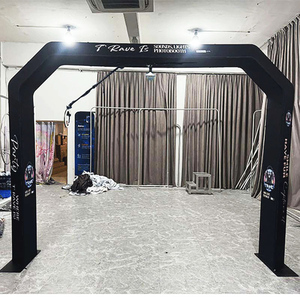 Toptan 2025 özelleştirilmiş 360 derece fotoğraf kabini Selfie otomatik havai LED ışık pili-Powered üst monte kamera SLR - Product Image 2