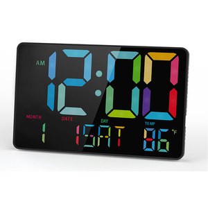 Sveglia digitale RGB con Display dinamico a LED colorato con grande numero - Product Image 1