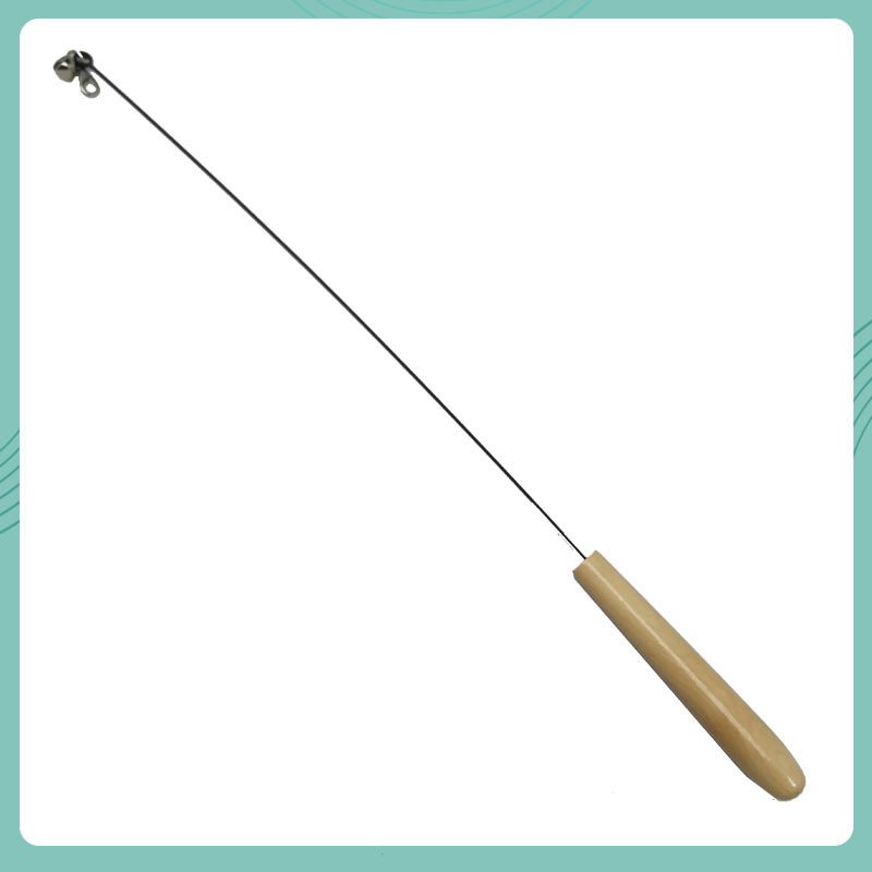 40cm high-grade steel wire and wooden handle (with bell buckle)