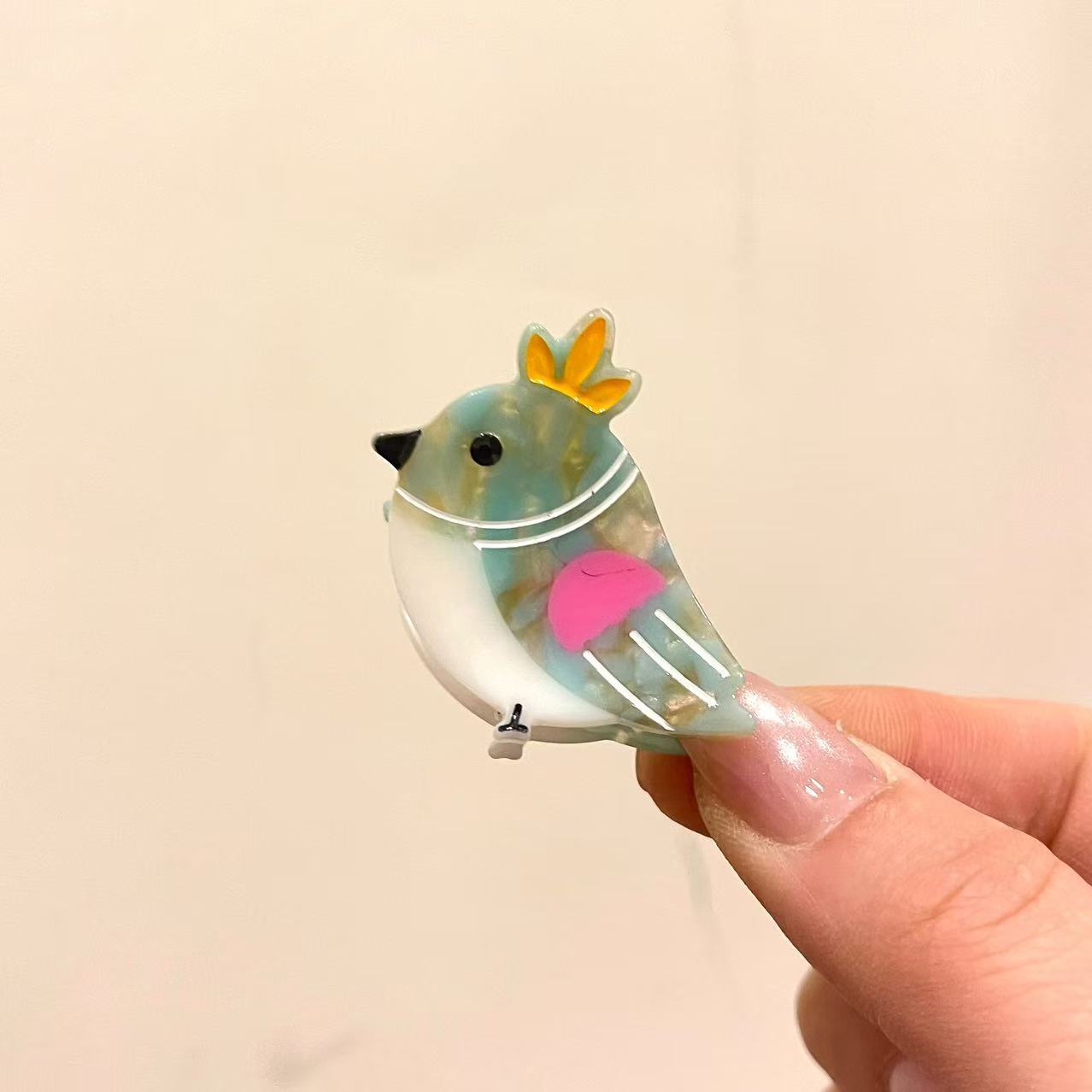 7 petits poulets colorés-3 cm