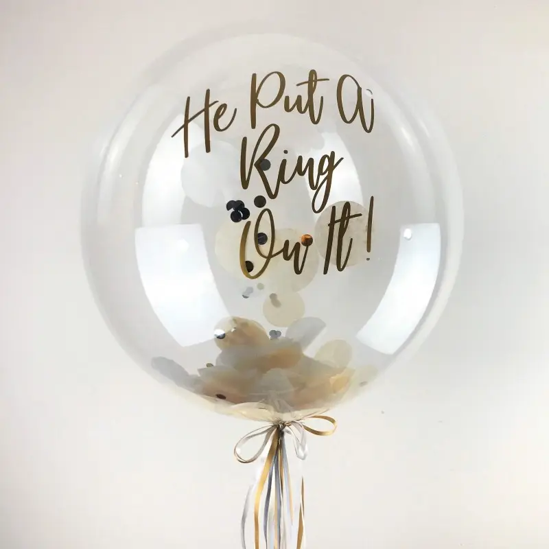 PARTYCOOL Mr Mrs Italy 18inch Bobo Balloon Wedding Favors Decoration For Wedding Event Customize Wedding Balloons
