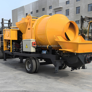 Pompa ile 30m 3/h 40m 3/h küçük beton mikseri otomatik beton mikser - Product Image 1