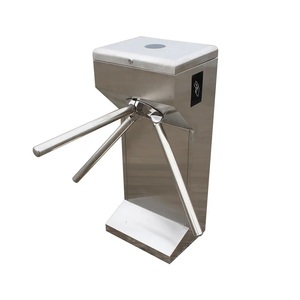Sistema di controllo accessi di sicurezza interfaccia di comunicazione RS485 cancello barriera in acciaio inossidabile tornello automatico a treppiede - Product Image 4