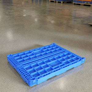 HAOSEN 50L Cesta de almacenamiento de frutas y verduras plegable de alta resistencia Reciclable PP Malla Caja plegable Contenedor plegable apilable - Product Image 3