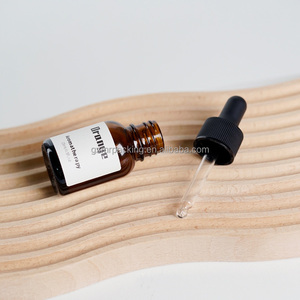 高品质琥珀色玻璃瓶空精油瓶带滴管可再装按摩油和DIY子瓶 - Product Image 4