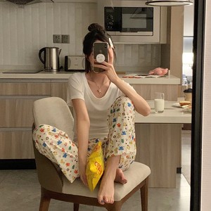新款设计高品质夏季廉价加大码打褶高腰宽腿时尚女式休闲裤