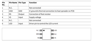 Sabit akım PWM karartma 100mA SOT23-6 LED aydınlatma sürücüleri ic çip BCR430UXTSA2 - Product Image 4