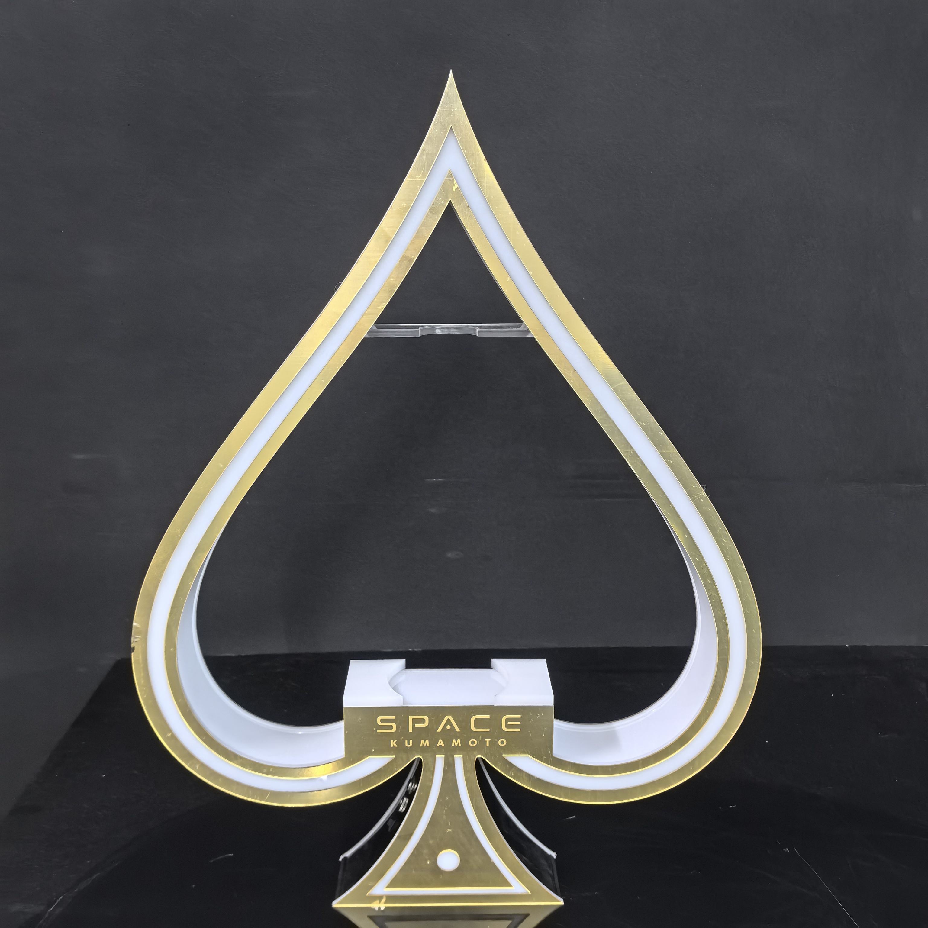 miroir doré coloré