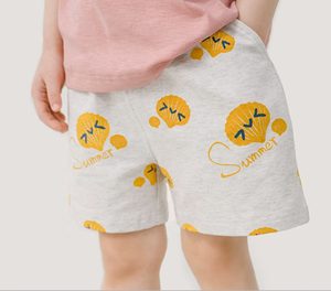 子供用織りショーツ男の子カジュアル膝丈パンツトレンディな漫画プリントボーイズカプリパンツ - Product Image 2