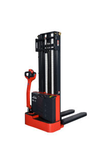 パワーソースACモーターマンアップ座席タイプ1.5トン電動<span class=keywords><strong>Vna</strong></span>三極スタッカー8000mmリフト高さ
