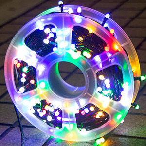 <strong>50m</strong> Per Roll 240leds EU Plug 220V Frosted Ball String Lights 8 Mode Warm White Colorful <strong>LED</strong> Christmas Tree Decoarte String Light - Product Image 2