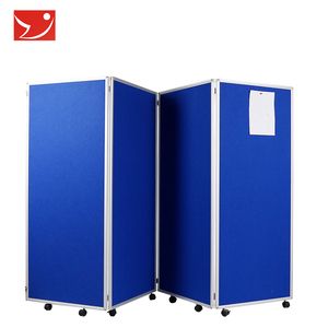 <span class=keywords><strong>Movable</strong></span> Interior Space Floor Divisor Cores Personalizadas Soundproof Painel Tela Quadro De Alumínio Tecido Superfície Partição Parede