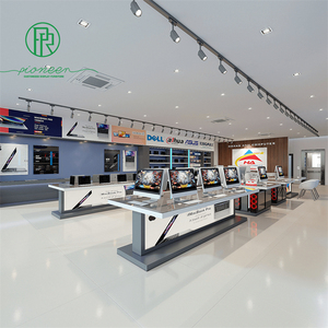 Pioneer Grey <strong>Computer</strong> Display Counter <strong>Store</strong> Showcase <strong>Computer</strong> Retail <strong>Store</strong> Interior Design - Product Image 2