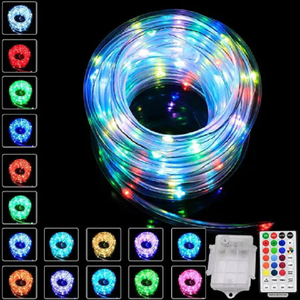 LEDロープライトバッテリーボックス8モデルクリスマスLEDリモコンLEDストリングライトフェスティバルの装飾用 - Product Image 5