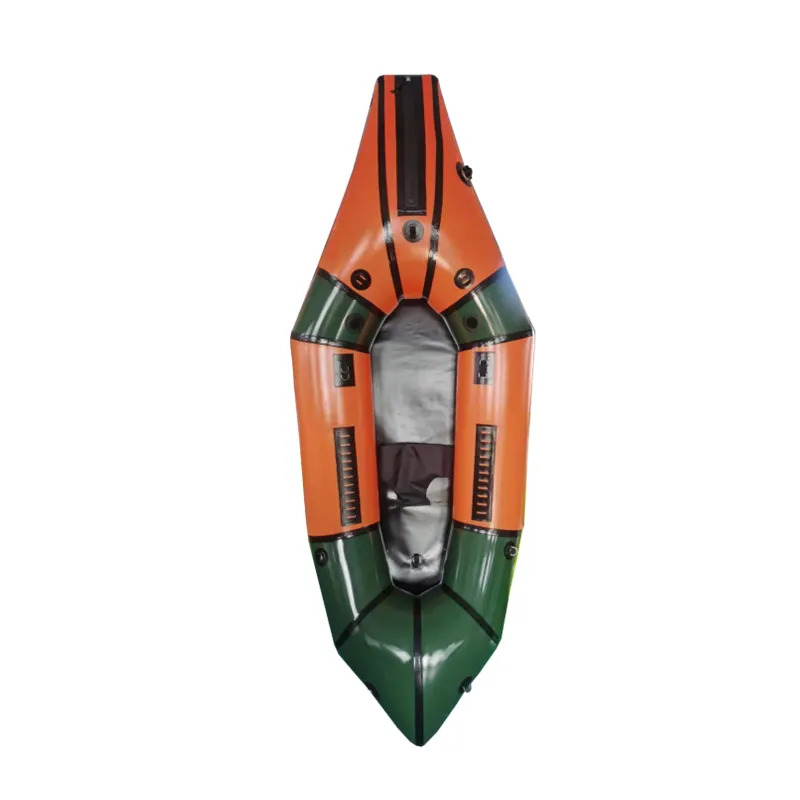 Kayak gonflable blanc coloré, bateau pneumatique, nouveau design, bon marché,