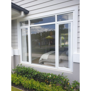 Factory Fixed Glass <strong>Window</strong> Fixed <strong>Windows</strong> Big View Thermal Break Grey Color Aluminum <strong>Window</strong> - Product Image 4