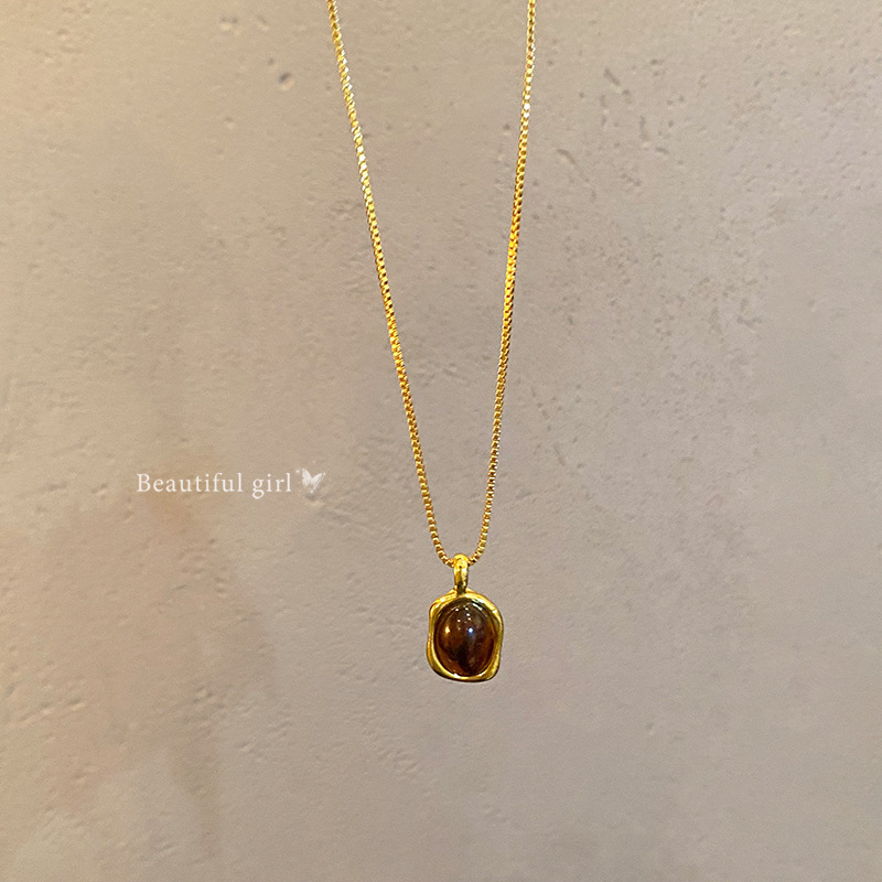 Cadena de cobre dorado X1705