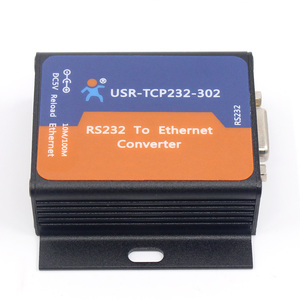 Convertidor de Ethernet RS232 a USR-TCP232-302, módulo convertidor de servidor de serie RS 232 a TCP IP de 1 puerto de bajo coste, pequeño tamaño