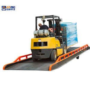 CE ISO Approved 6-15ton Adjustable Height 1.1-1.8m <strong>Container</strong> Forklift <strong>Unloading</strong> Dock Yard Hydraulic Mobile <strong>Loading</strong> Ramp - Product Image 4