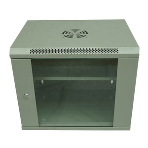 19英寸9U装配式壁挂式互联网服务器机架金属电信网柜 - Product Image 4