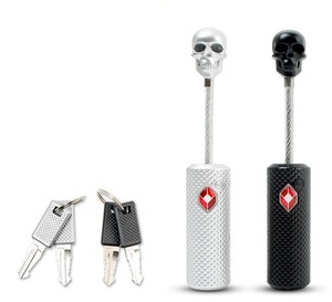 Yeni stil TSA13226 gümrük kilidi tel halat anahtarı gümrük asma kilit kafatası dekorasyon TSA kilit - Product Image 2