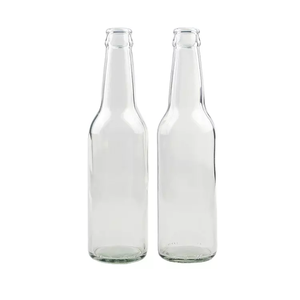 330毫升355毫升清洁透明玻璃啤酒瓶果酒瓶带盖 - Product Image 6