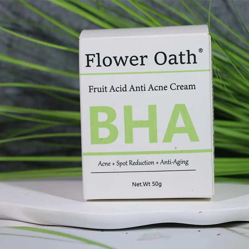 Flor Oath Melhor para pele clara Beleza colágeno anti-acne Melhor para pele brilhante clareamento Ácido de frutas remove acne creme facial