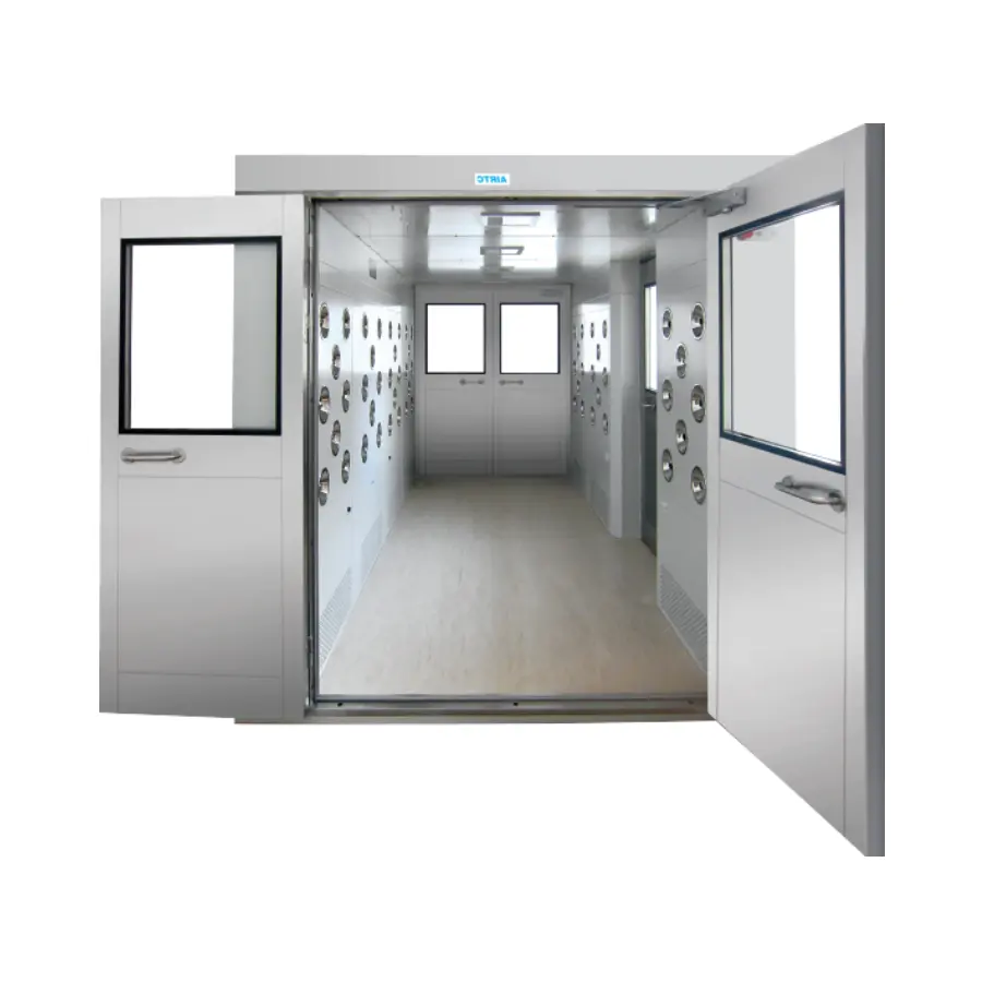 מכירה לוהטת 304 נקי חדר אוטומטי דלת ניקוי ציוד מוצרים אוויר מקלחת
