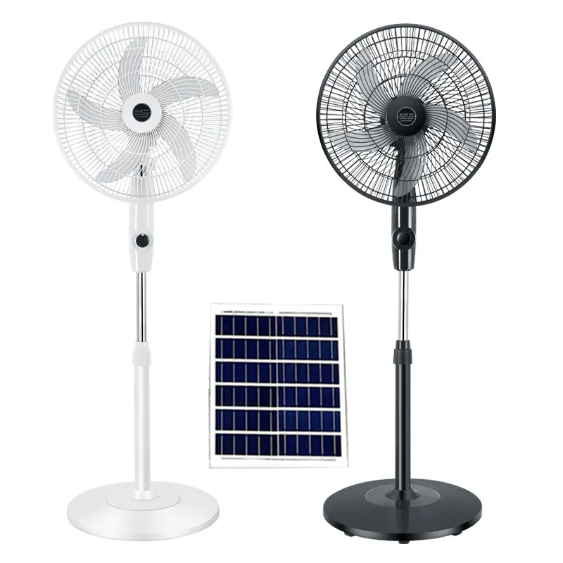 EW style-ventilador solar recargable con batería de litio de 16 pulgadas, etail/holesale, con olar