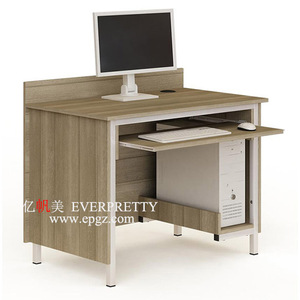 Langlebiges Design Holz schule Labor möbel Metallrahmen Computer tisch für Lehrer büro mit abschließbarer Schublade - Product Image 5