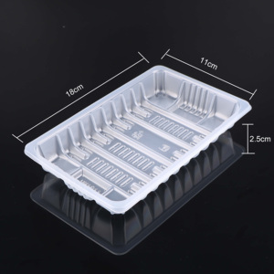 超市长方形烤鸡猪肉包装托盘PP一次性鸭肉塑料托盘 - Product Image 2