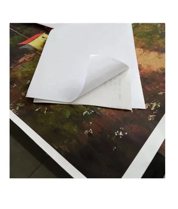 Tela vinilica autoadesiva per stampa a getto d'inchiostro arte tela pittura rotolo di tela rotolo di carta carta artistica