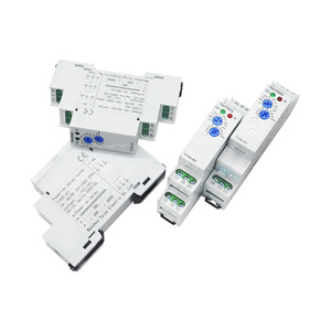 電源オン遅延電子タイムリレーAC/DC Dinレールタイムリレー12V-240V 16A 0.1S〜10日 - Product Image 1