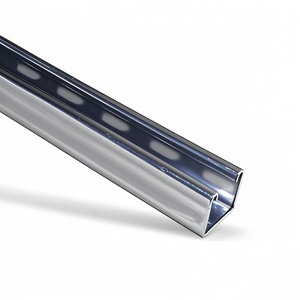 ช่องเสียบโลหะชุบสังกะสีแบบมีรูพรุน304โครงแบบ unistrut ส่วนโครงเหล็กรูปตัวยู - Product Image 3