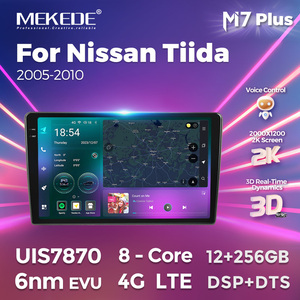 Mekede M6 M7 Android Màn hình cảm ứng xe chơi tự động 4G LTE wifi cho Nissan Tiida 2005-2010 BT DSP 8 lõi ADAS DVR TPMS - Product Image 2