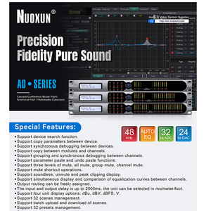 48K Sampling Rate 4X8 Channels Dsp Digital Audio Processor Professional Audio Speaker Management System - Product Image 3