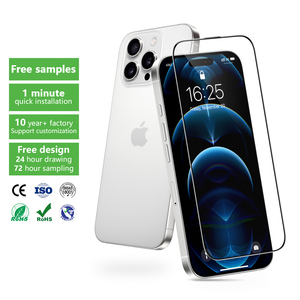 Tùy Chỉnh HD 2.5D 9H Đầy Đủ Bìa Điện Thoại Di Động Tempered Phim Glass Điện Thoại Bảo Vệ Màn Hình Cho iPhone 15 14 13 12 11 Pro Max - Product Image 1