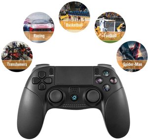 Sensor de aceleración 3D Panel táctil de vibración de motor doble para PS4 para PS3 PC-Joystick de alto rendimiento y controlador de juegos - Product Image 1