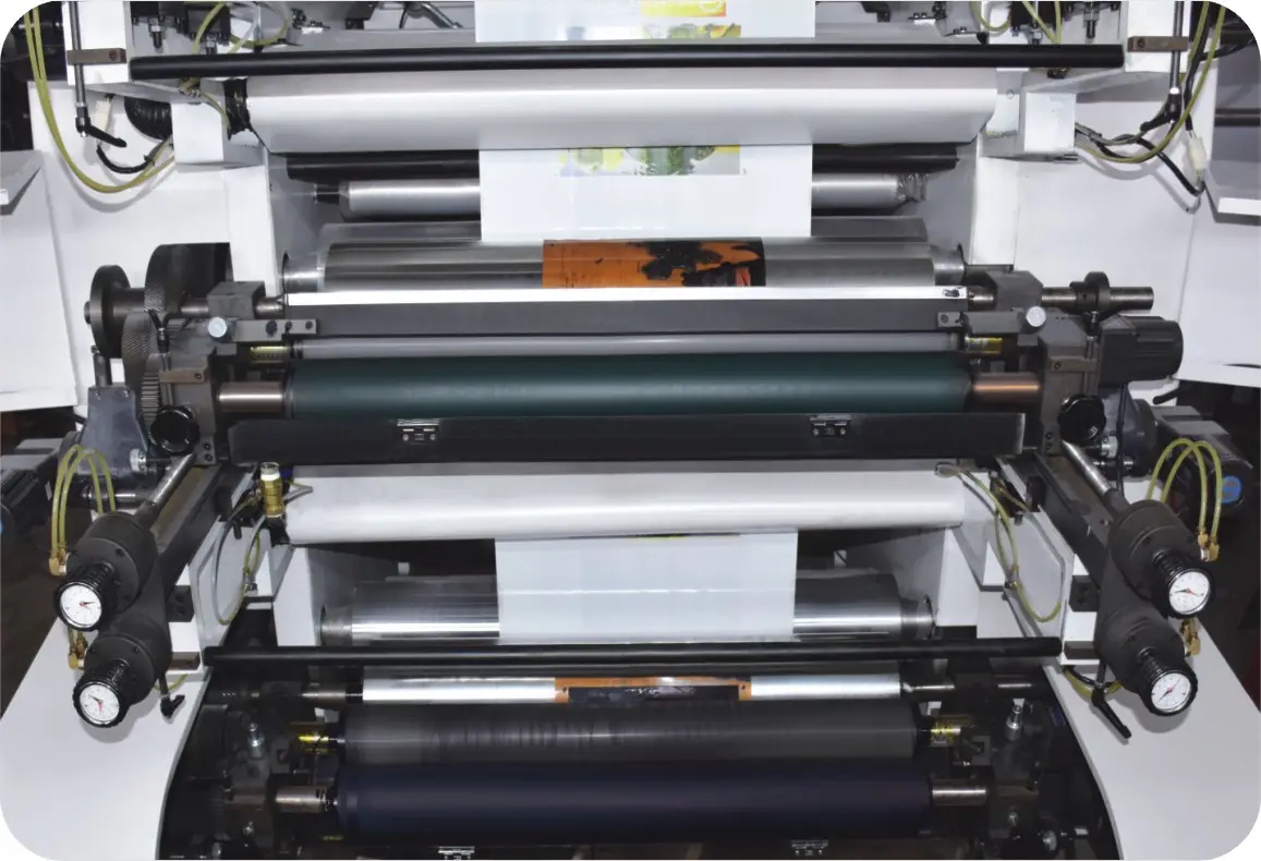 Máquina de impressão flexível 8 cores, alta velocidade 4 cores 6 cores