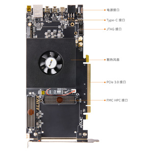 Placa DE DESARROLLO Zynq UltraScale + FPGA de grado industrial de alto rendimiento con PCIe 4,0 y Linux OS